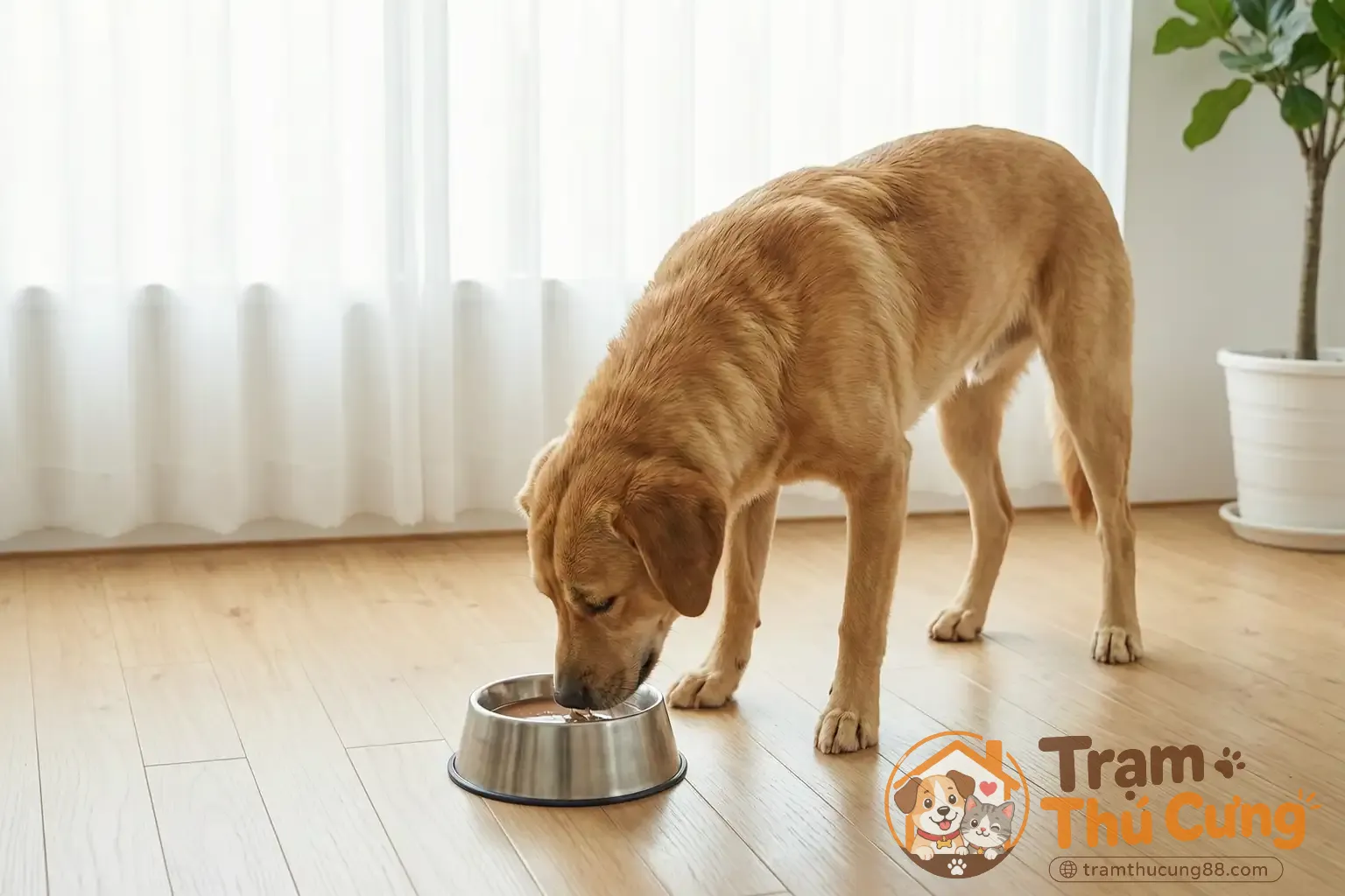 Cách theo dõi và chăm sóc chó biếng ăn tại nhà