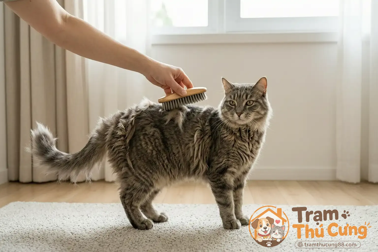 Làm sao biết mèo rụng lông nhiều là bình thường hay đáng lo?