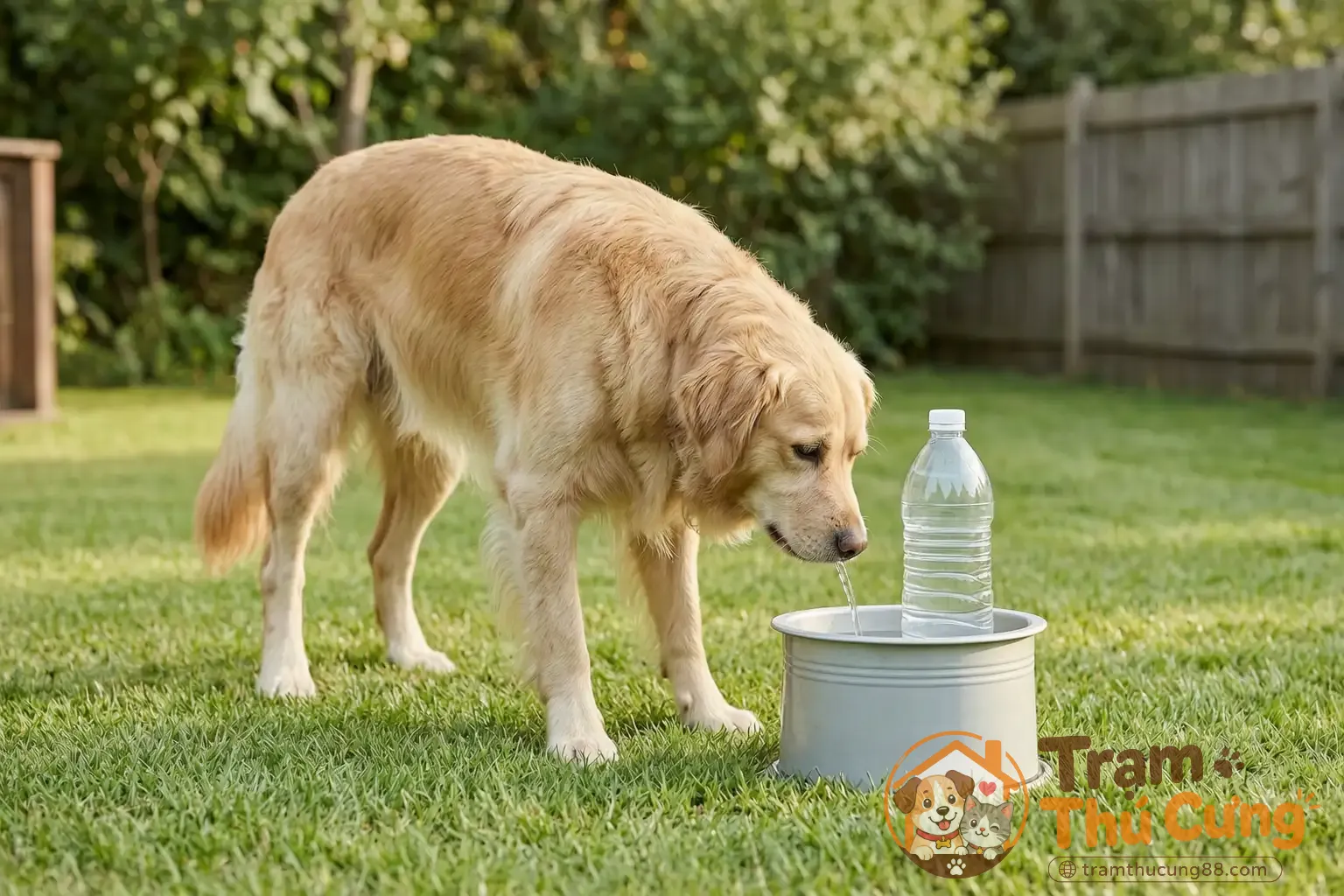 Vì sao chó bỏ ăn nhưng vẫn uống nước bình thường?