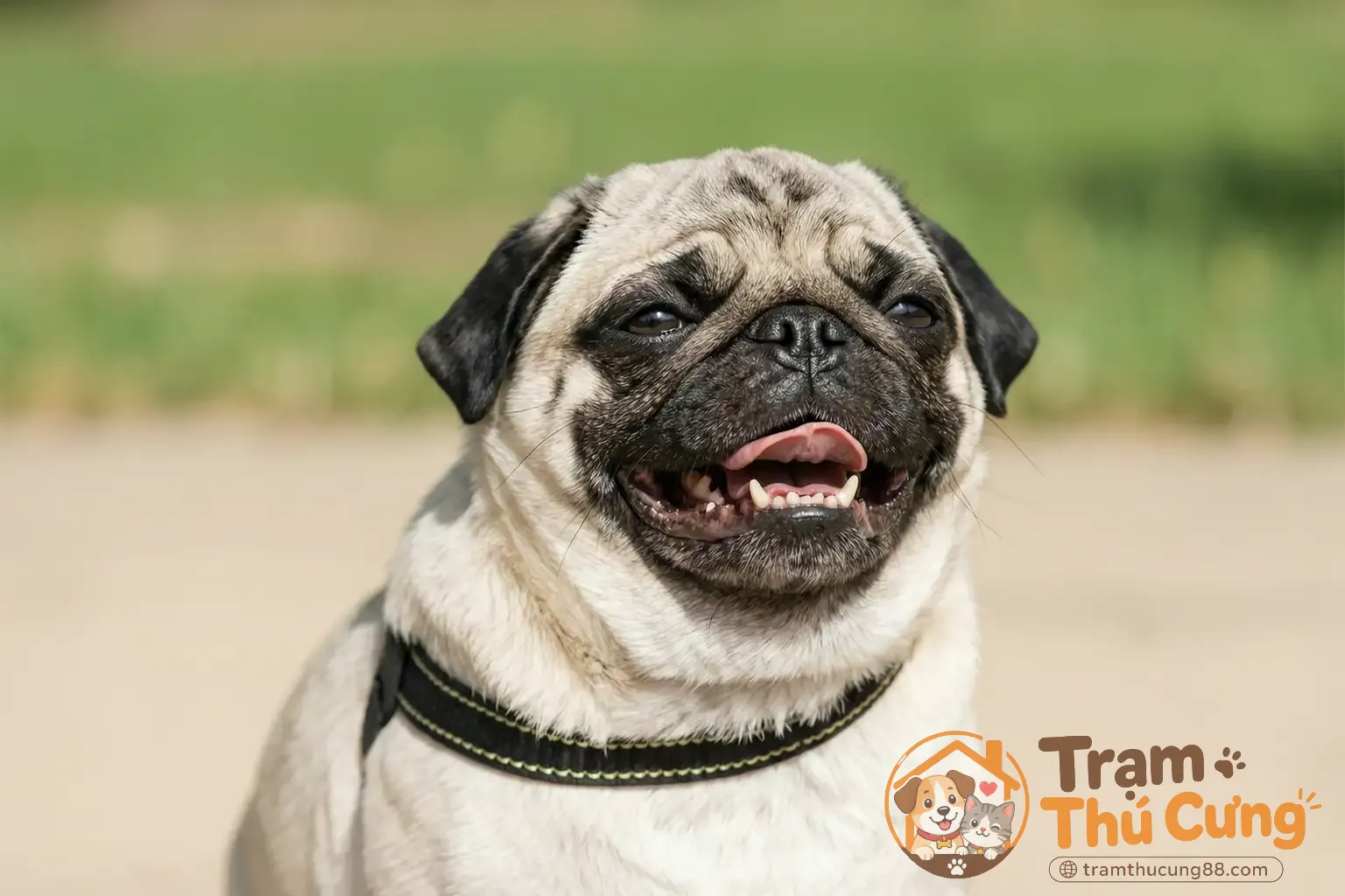 Hội chứng đường thở ngắn khiến Pug khó thở quanh năm