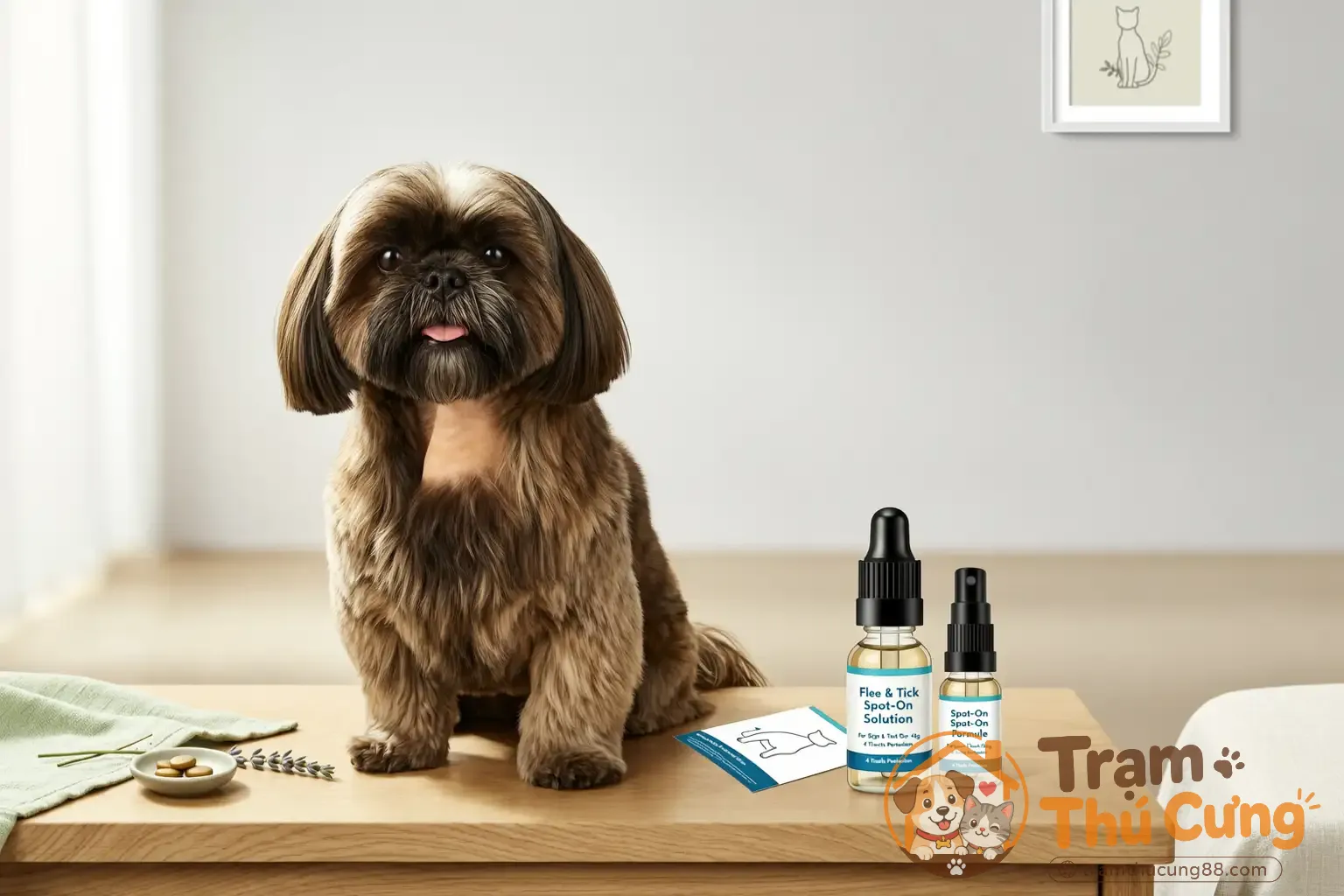 Thuốc nhỏ gáy và xịt ve rận nên chọn loại nào