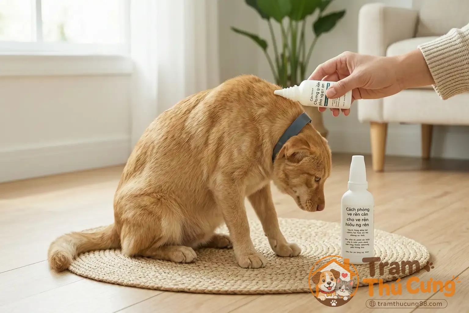 Thuốc nhỏ gáy phòng ve rận và những lưu ý quan trọng