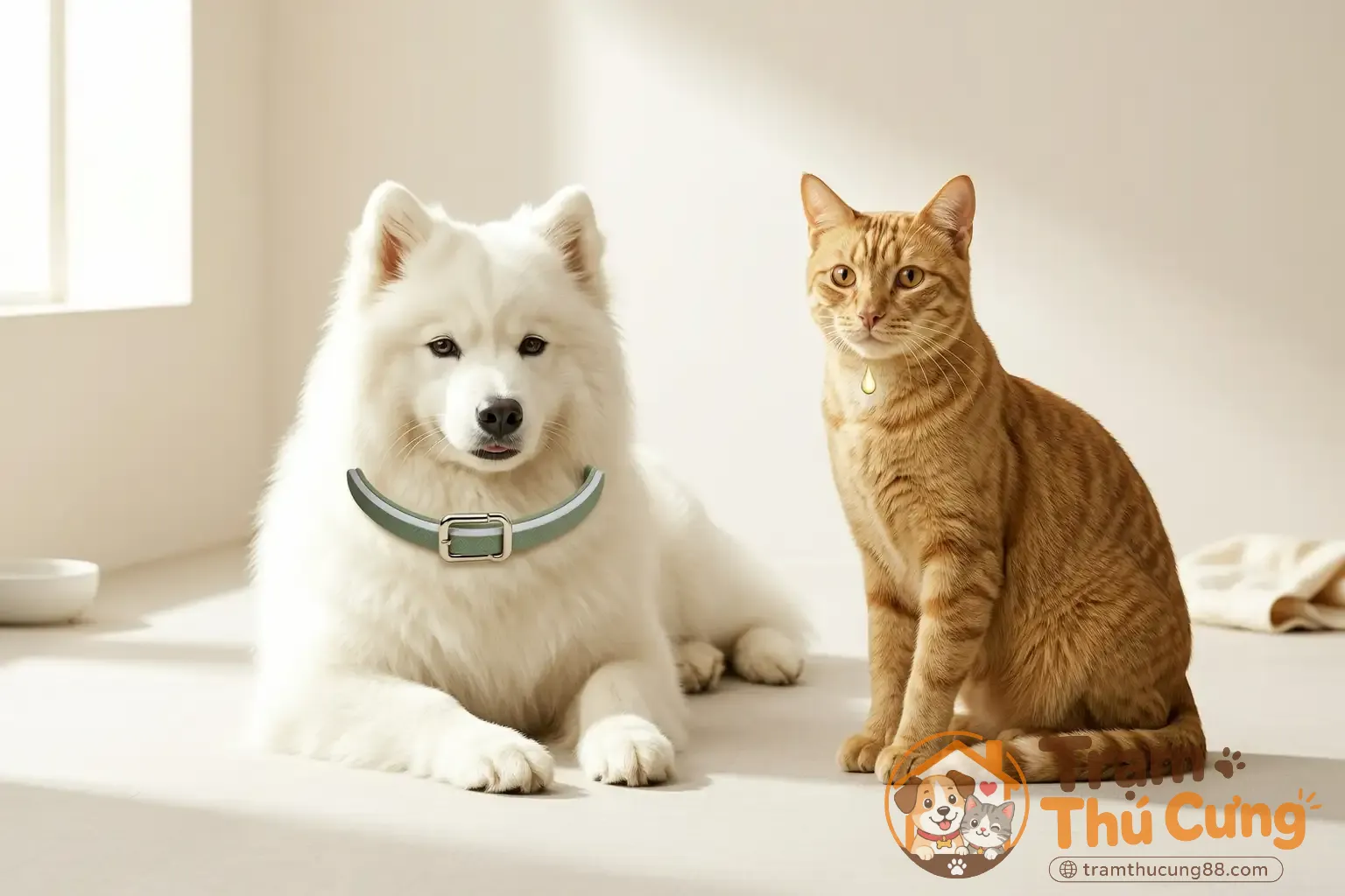 Vòng cổ và thuốc nhỏ gáy khác nhau thế nào